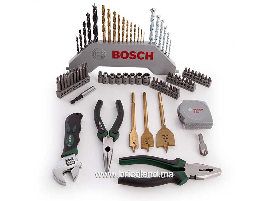 Pack perceuse PSB 530 RE + 73 pièces - Bosch-5571
