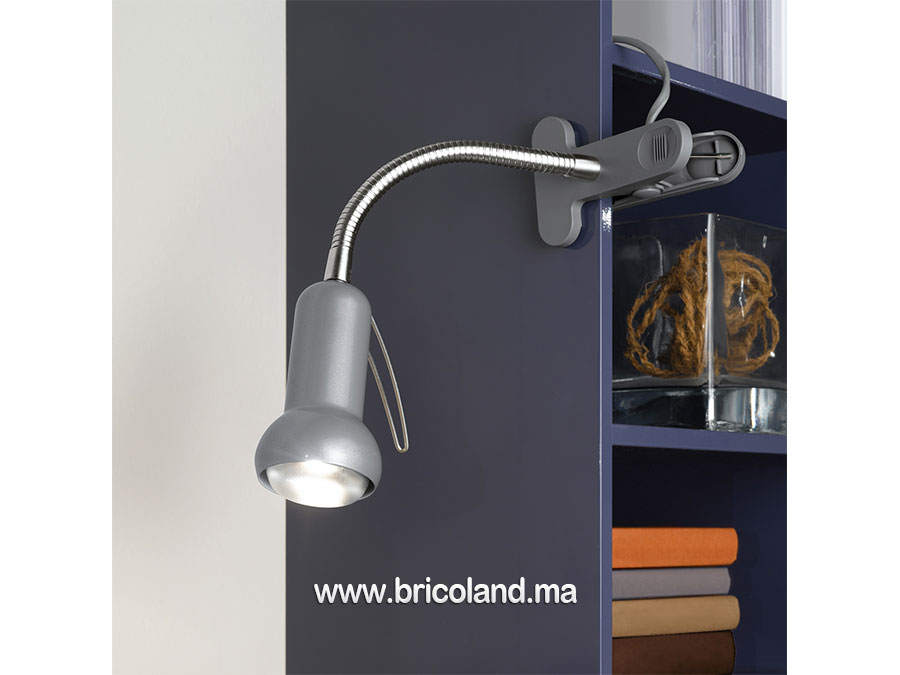 Luminaire pince en acier-plastique 81265 - EGLO-5124