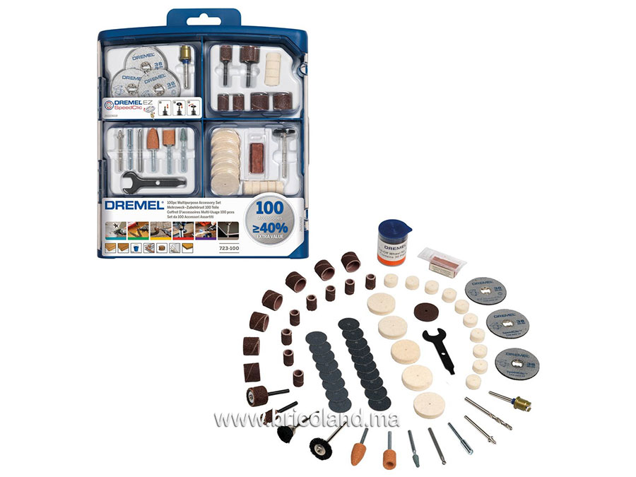 Coffret de 100 accessoires multi-usage - Dremel-0