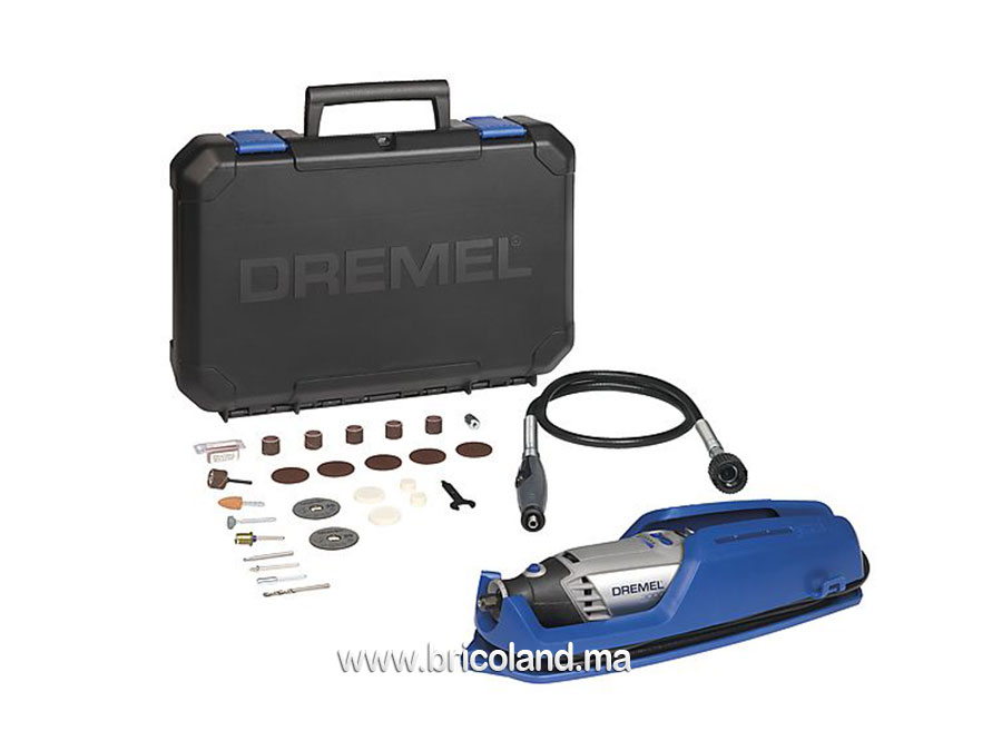 Coffret 3000 : 1 adaptateur et 25 accessoires - Dremel-0