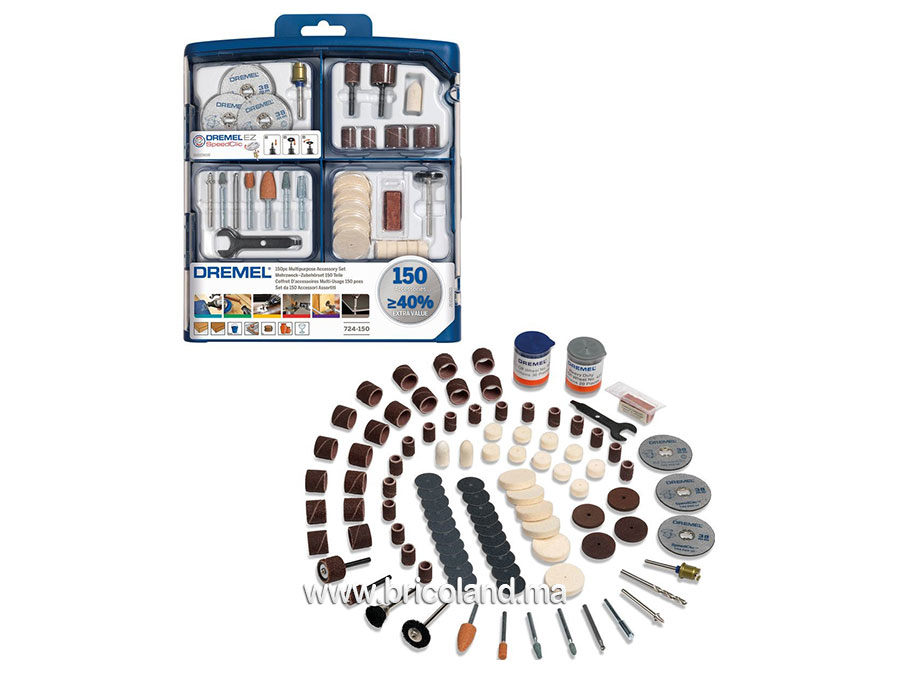 Coffret de 150 accessoires multi-usage - Dremel-0