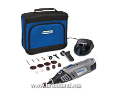Coffret 8100 : sans fil 1 adaptateurs et 15 accessoires - Dremel-thumbnail