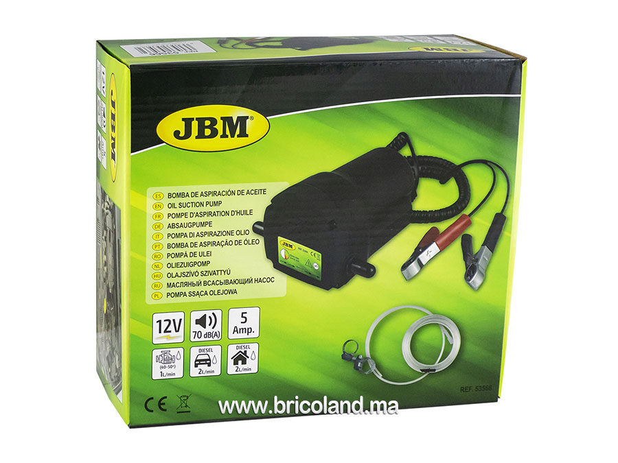 Pompe d'aspiration d'huile 12V - JBM-12872