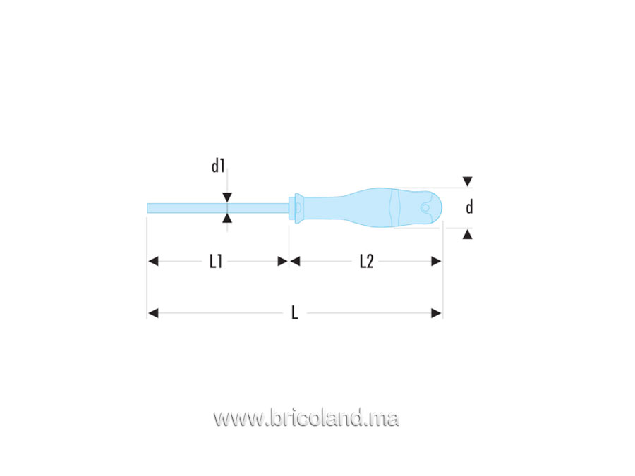 Tournevis american ATP 1 x 100mm - Facom-6331