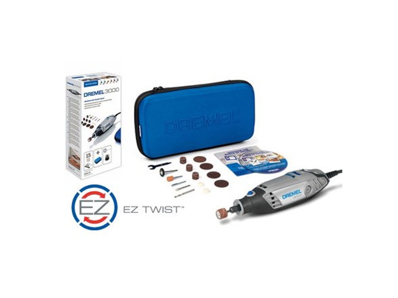 Coffret 3000 : 15 accessoires + sac - Dremel-6236
