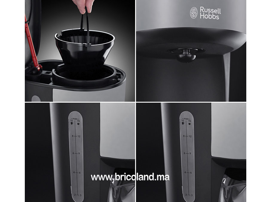 Cafetière Colours plus gris 20132-56 - Russell Hobbs-6794