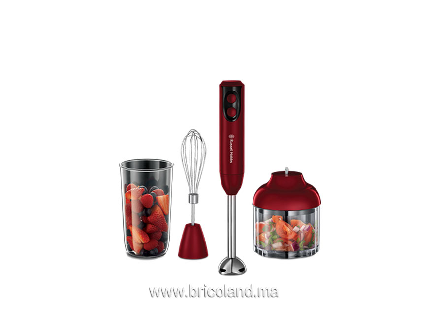 Mixeur plongeant 3 en 1 Desire 400W 18986-56 - Russell Hobbs-0