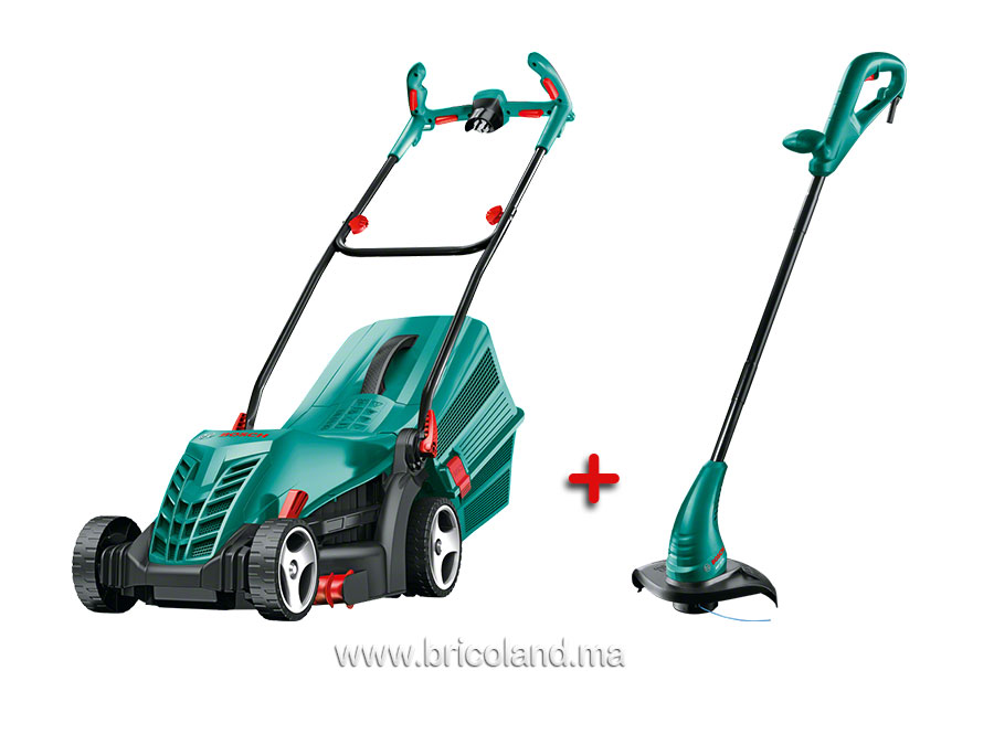 Pack Tondeuse électrique + Coupe bordures électrique - Bosch-0