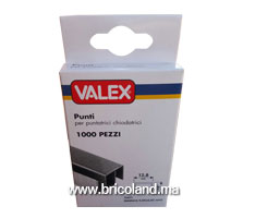 Boite agrafes 12mm 1000 unités pour machine pneumatique - Valex-thumbnail