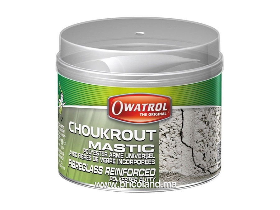Mastic polyester armé soudure à froid CHOUKROUT 300g - Owatrol-0