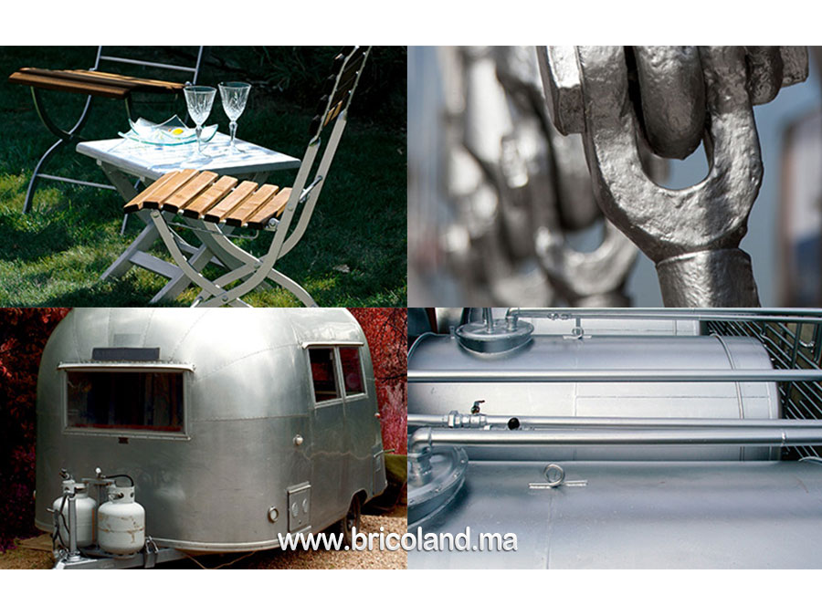 Peinture de finition aluminium RUSTOL-ALU RA.85 0.75L - Owatrol-6982