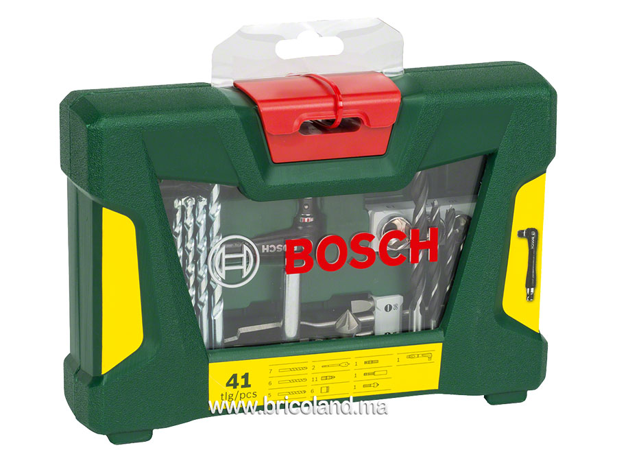 Coffret de forets et embouts 41 pièces V-LINE - Bosch-7139