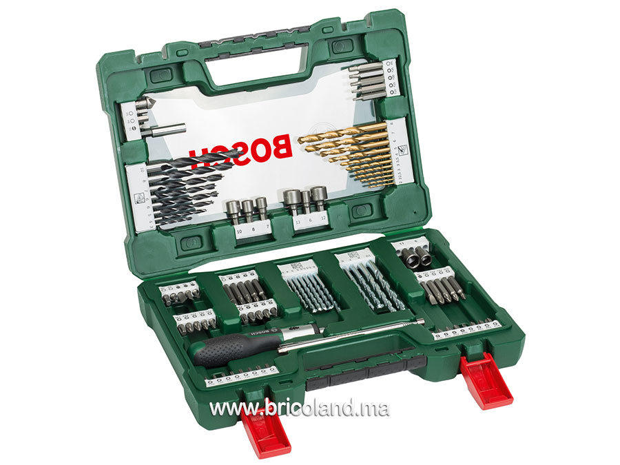 Coffret de forets et embouts 91 pièces V-LINE - Bosch-0
