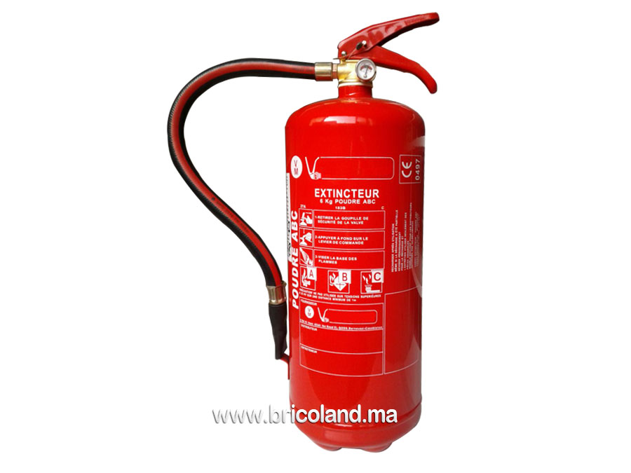 Extincteur à poudre ABC 6 kg-0