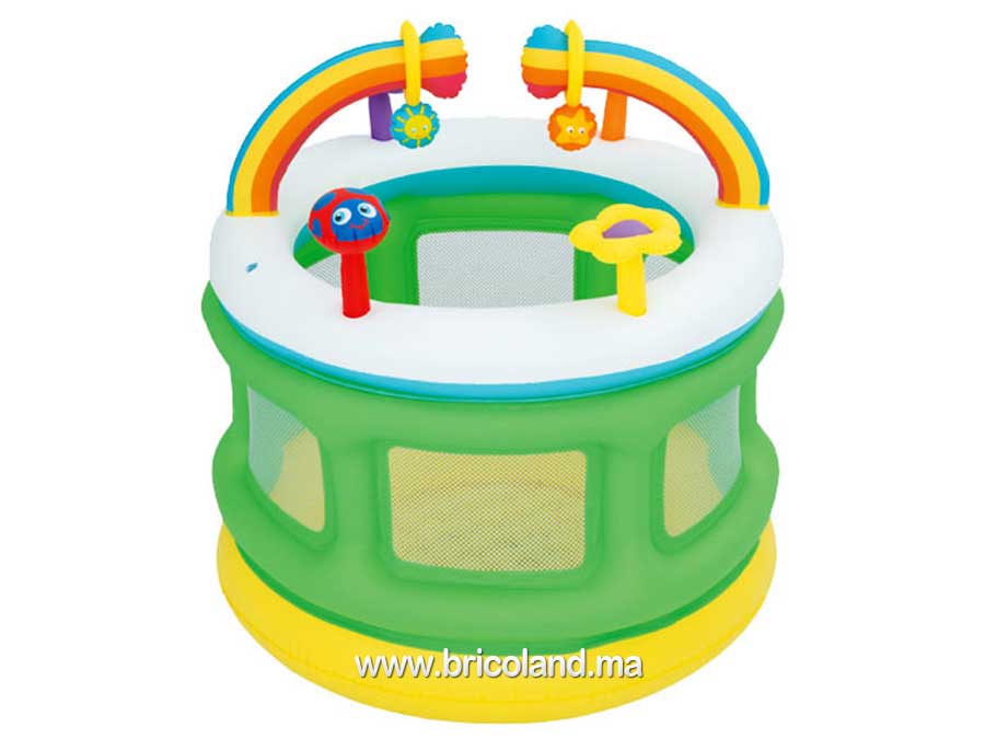 Parc trampoline gonflable pour enfant 152 x 107cm - Bestway-0