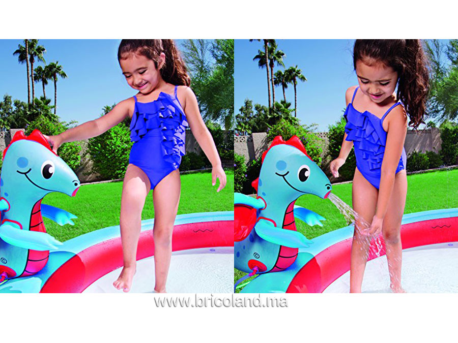 Aire de jeux gonflable piscine château - Bestway-7390