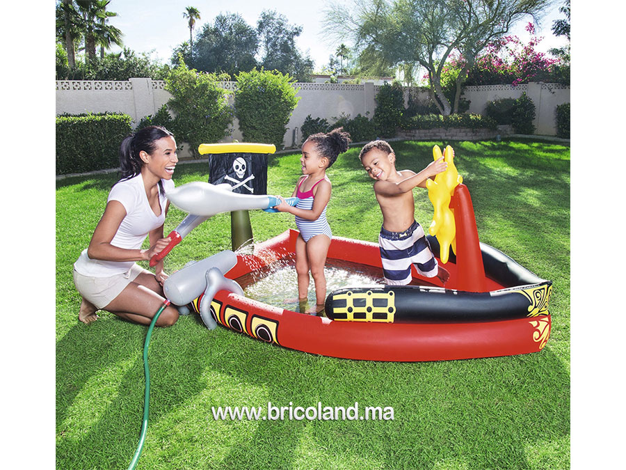 Aire de jeux gonflable pirate 190 x 140 x 96cm - Bestway-7295