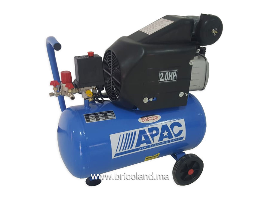 Compresseur d'air 24 litres - APAC-7392