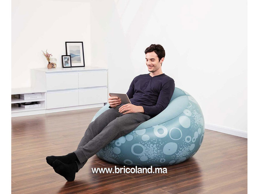 Coussin gonflable INFLATE-A-CHAIR 112 x 112 x 66cm - Bestway-11666