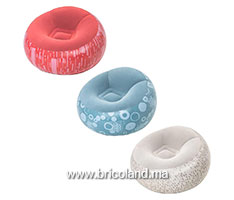 Coussin gonflable INFLATE-A-CHAIR 112 x 112 x 66cm - Bestway-thumbnail