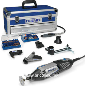 Coffret 4000 : 6 adaptateurs et 128 accessoires - Dremel-0