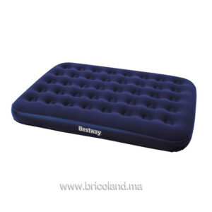 Lit gonflable floqué double 191 x 137 x 22cm - Bestway-0