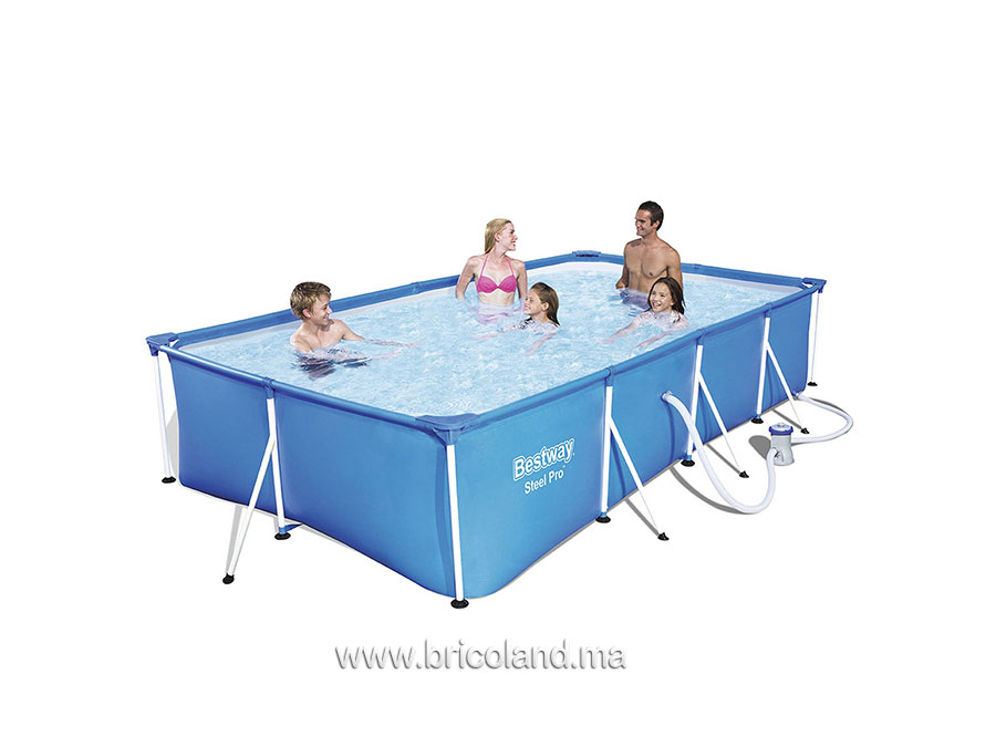 Piscine hors sol tubulaire Steel Pro™ 4 x 2.11 x 0.81m - Bestway-0