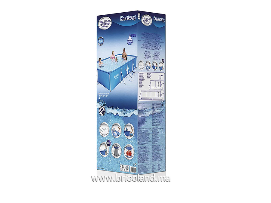 Piscine hors sol tubulaire Steel Pro™ 4 x 2.11 x 0.81m - Bestway-7487