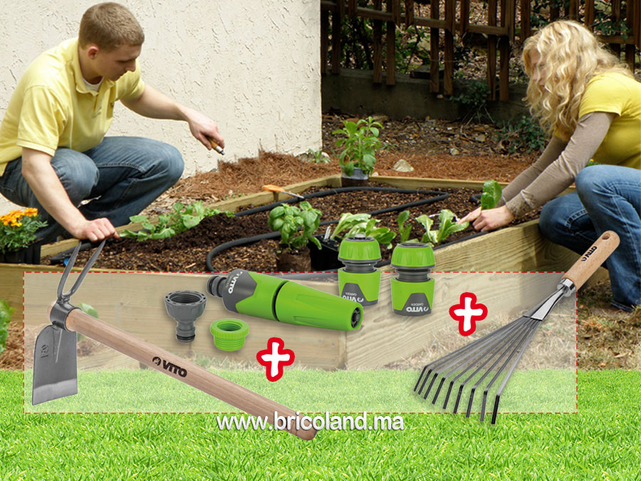 Pack outils de jardinage - VITO-7356
