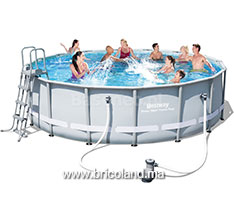 Piscine hors sol tubulaire Power Steel™ 4.88m x 1.22m - Bestway-thumbnail