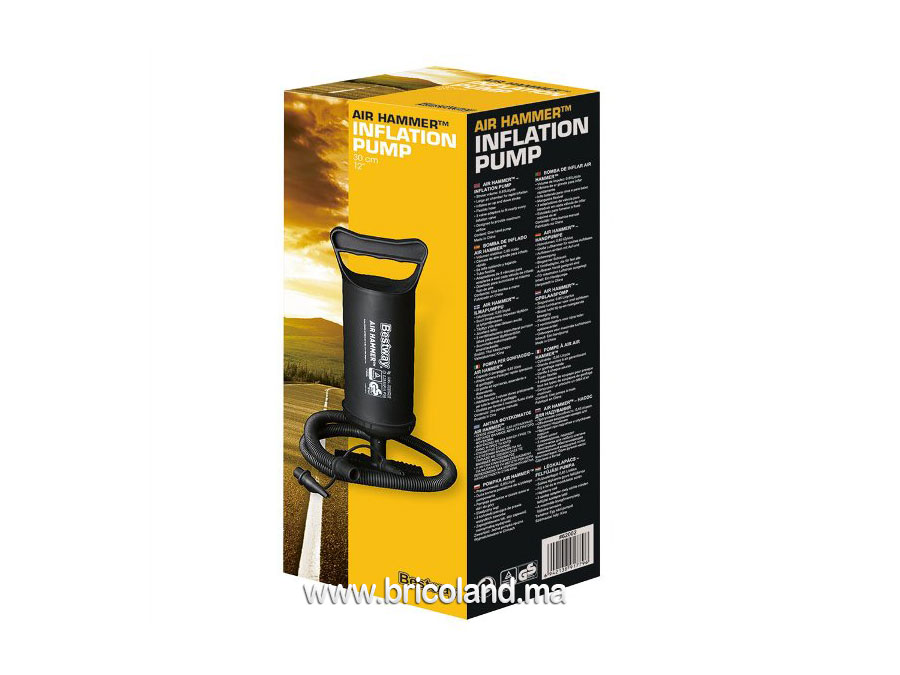 Pompe à main 30 cm avec 3 adaptateurs - Bestway-7302