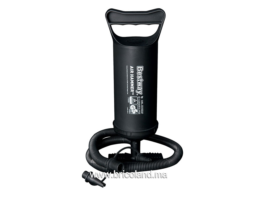 Pompe à main 30 cm avec 3 adaptateurs - Bestway-0