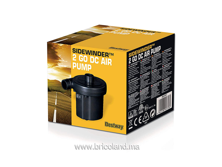 Pompe à air électrique CC 2 GO SIDEWINDERTM - Bestway-7410