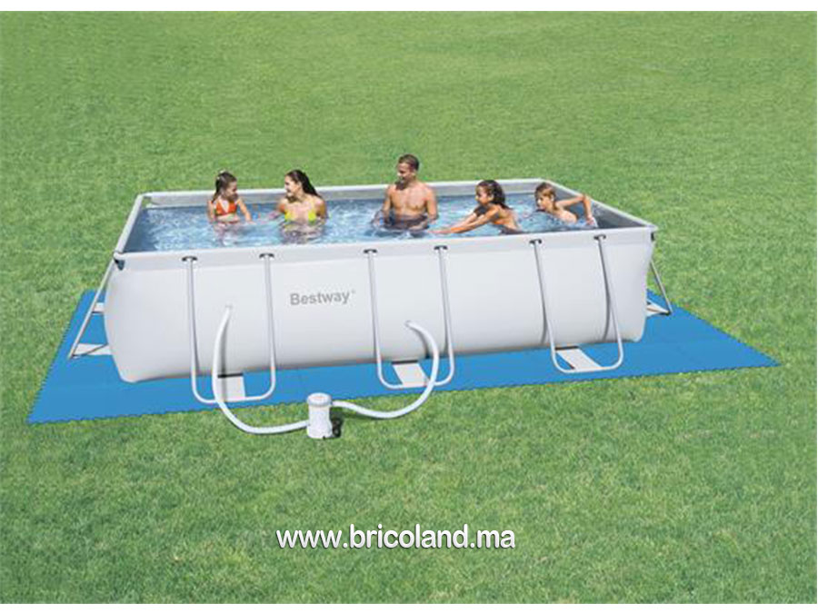 Tapis protecteur de sol piscine 8 pièces - Bestway-7311