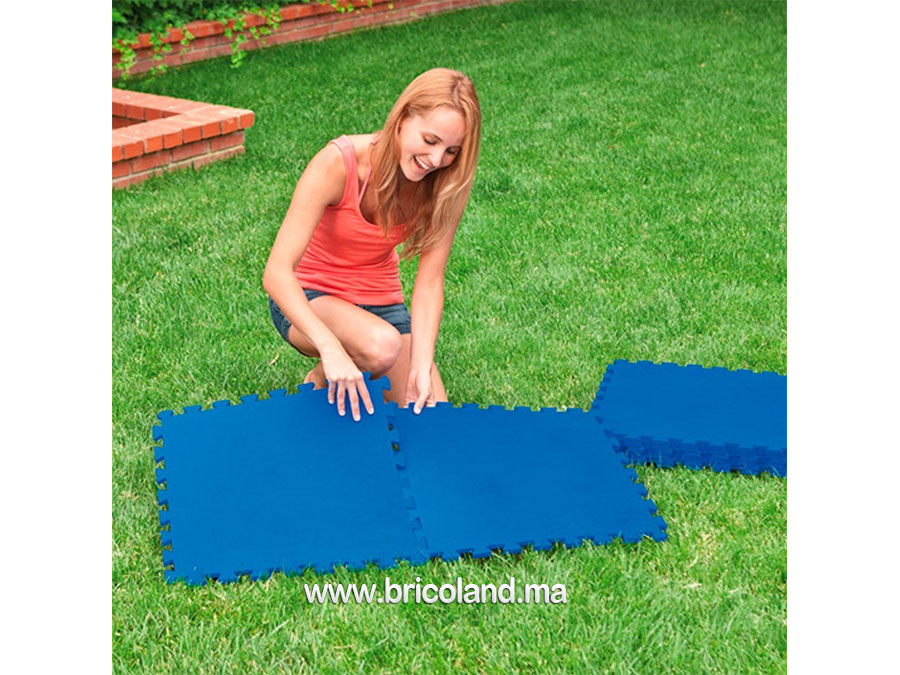 Tapis protecteur de sol piscine 8 pièces - Bestway-7309