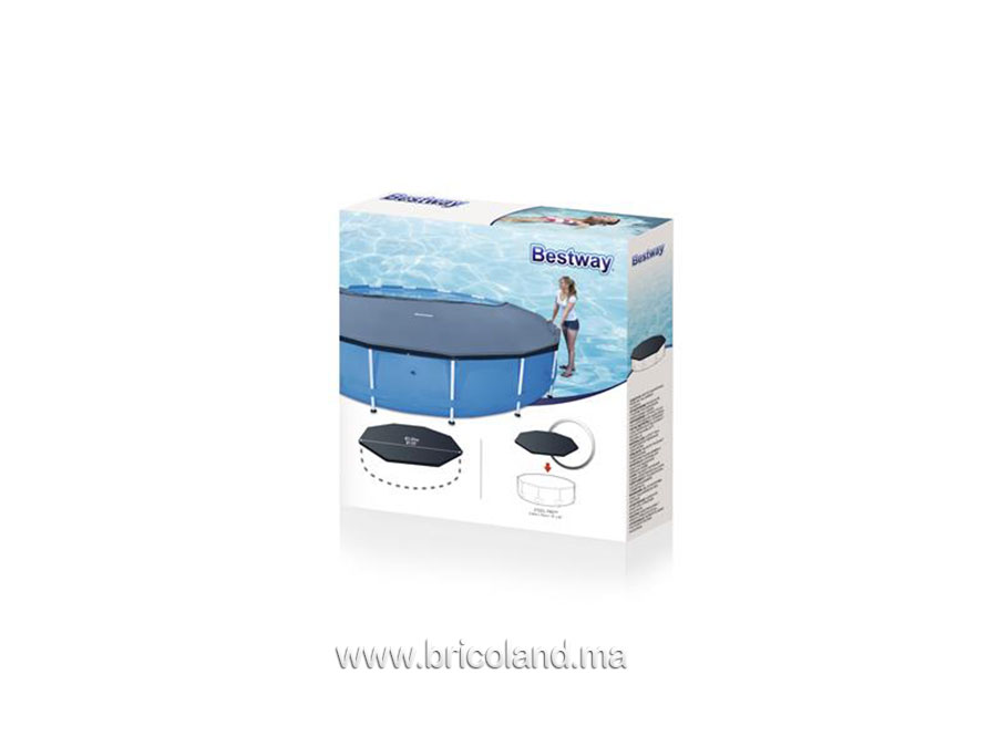 Bache pour piscine hors sol 305cm 58036 - Bestway-7500
