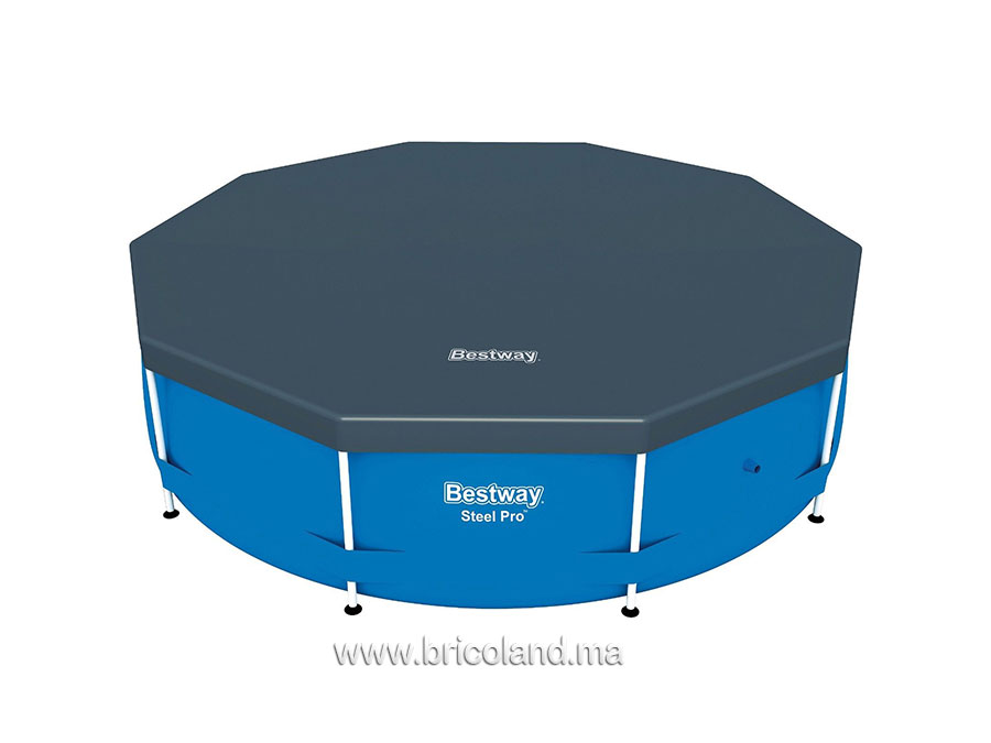 Bache pour piscine hors sol 305cm 58036 - Bestway-0