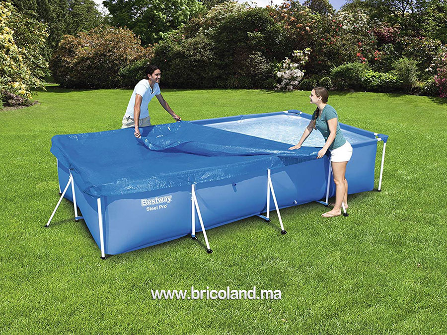 Bache pour piscine hors sol 4 x 2.11m 58107 - Bestway-7509