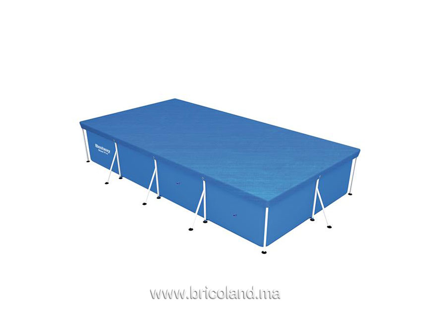 Bache pour piscine hors sol 4 x 2.11m 58107 - Bestway-0