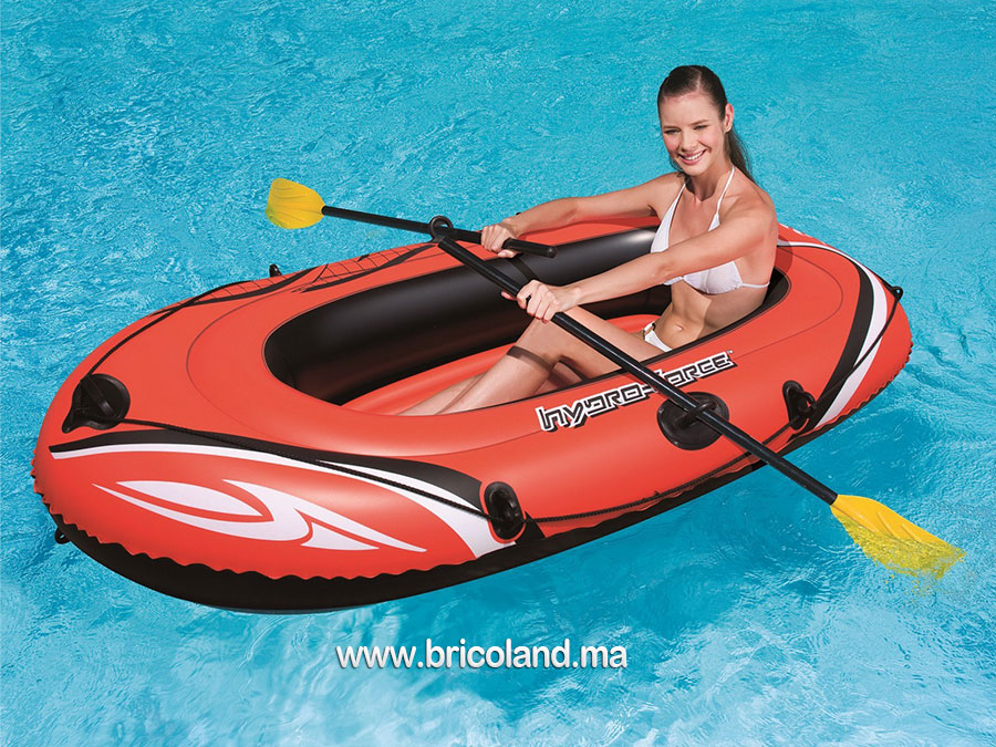 Bateau gonflable complet avec avirons et pompe - Bestway-7521