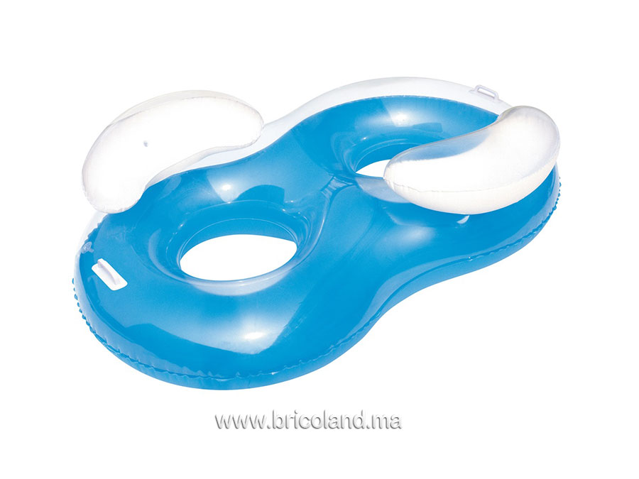 Bouée gonflable double avec repose-tête - Bestway-0