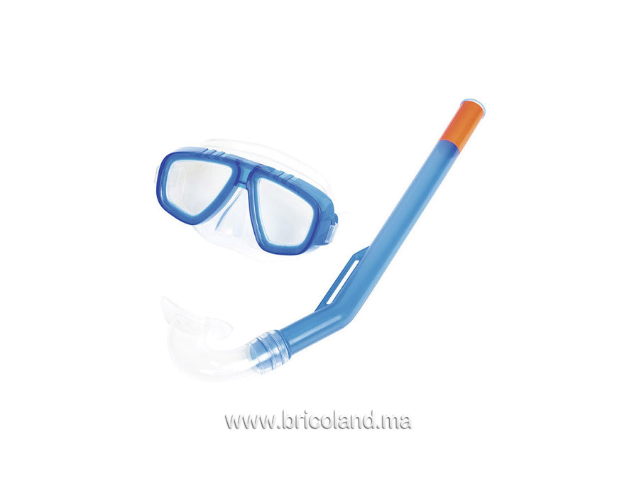 Kit de plongée: masque + tube d'aspiration pour enfants - Bestway-0