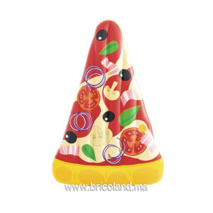 Matelas slice pizza 188 x 130 avec porte gobelet - Bestway-0