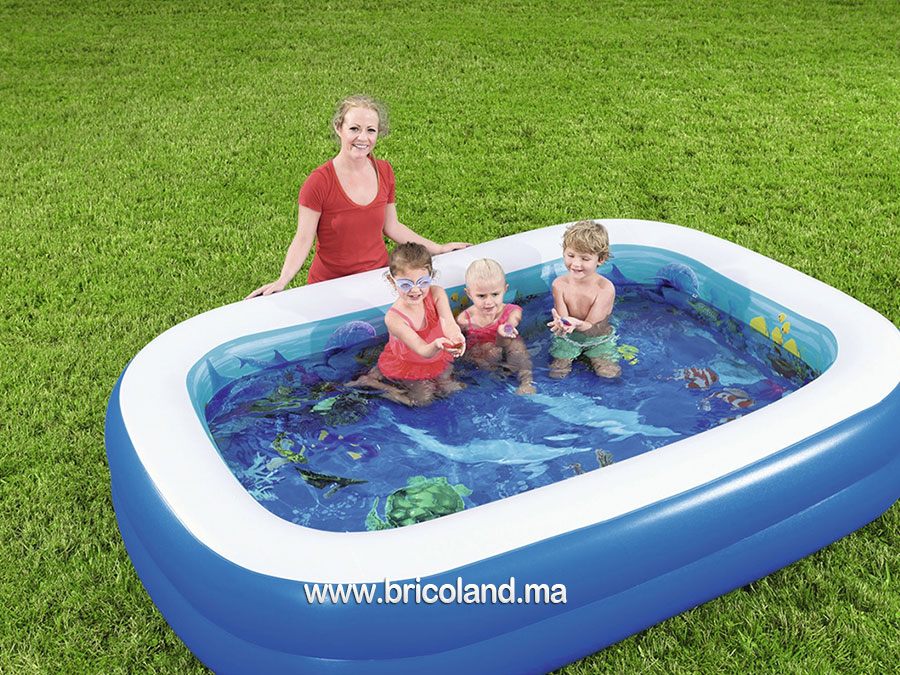 Piscine hors sol Aventure Undersea™ 3D + 2 lunettes - Bestway-7585