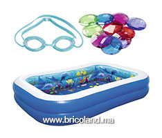 Piscine hors sol Aventure Undersea™ 3D + 2 lunettes - Bestway-thumbnail