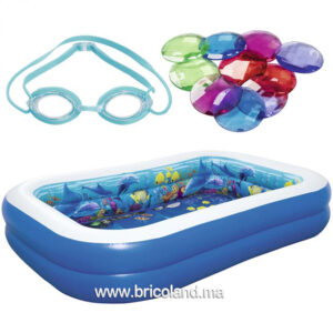 Piscine hors sol Aventure Undersea™ 3D + 2 lunettes - Bestway-0