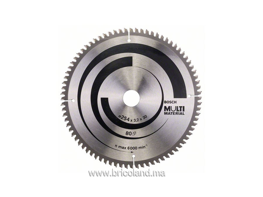 Lame de scie circulaire Multi Material 254mm - Bosch-0