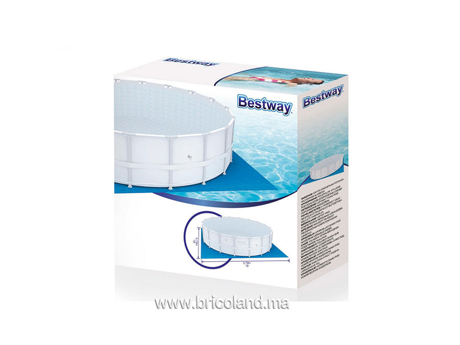Tapis de sol pour piscine hors sol 4.88 m² - Bestway-7741