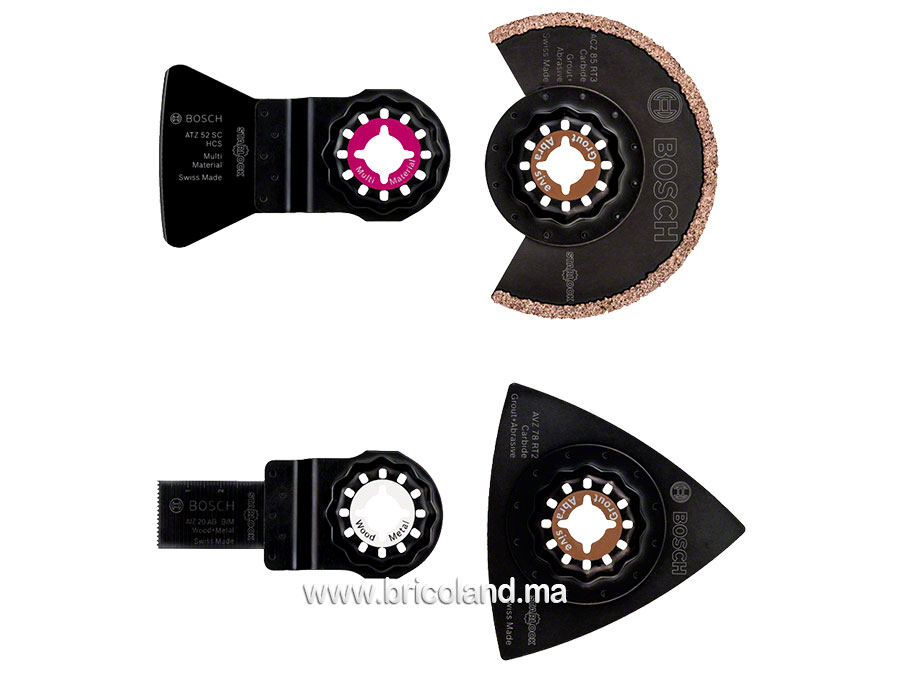 Set de 4 pièces de carrelage pour outils multi-fonctions - Bosch-0