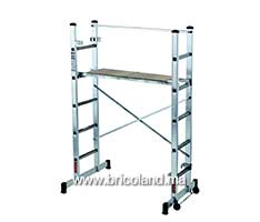 Echelle-échafaudage en Aluminium 1.8m HT 3m - Litan-thumbnail